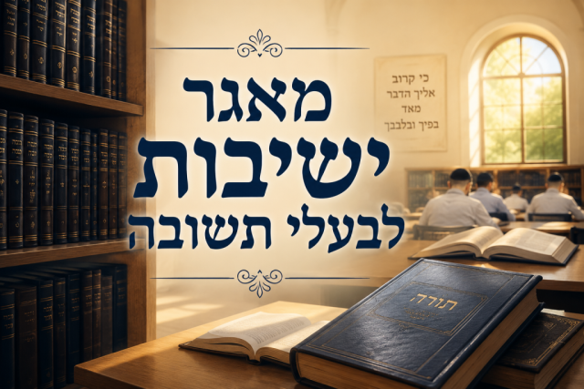 מאגר ישיבות לבעלי תשובה